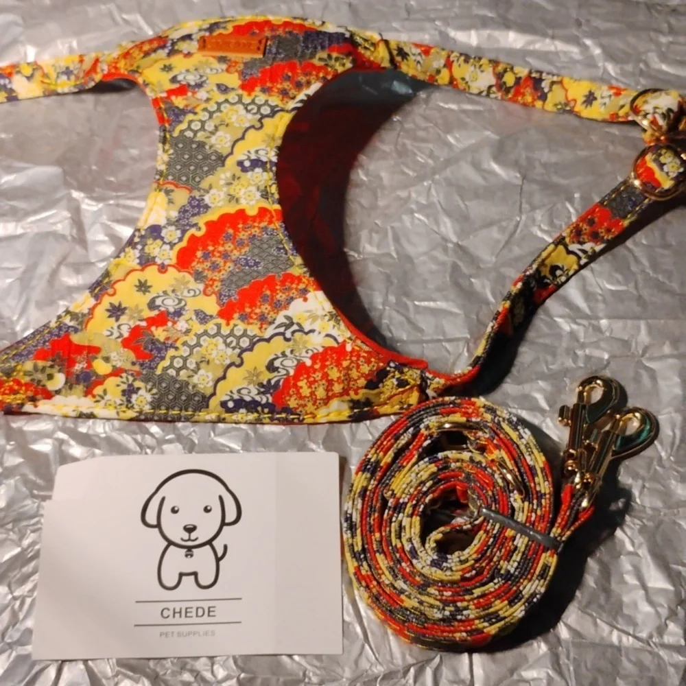 Medium dog harness and leash